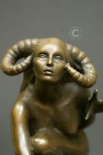 Bronzefigur widder lady gebraucht kaufen  Köln