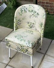 Atomic Tub Chair Mid Century MCM Floral Storage Seat  for sale  Shipping to South Africa