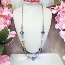 Blue white faceted for sale  Brooklyn