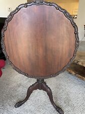 table round tilt antique top for sale  Stamford