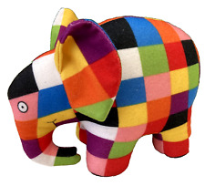 Elmer elephant rainbow for sale  UK
