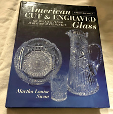 Libro de referencia de tapa dura de vidrio grabado y corte americano Martha Swan envío gratuito segunda mano  Embacar hacia Argentina