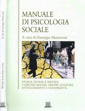 Manuale psicologia sociale. usato  Italia