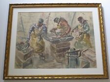 Wpa style painting for sale  San Diego