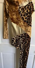 Adult Dance Costume Animal Print Size Medium, used for sale  Shipping to South Africa