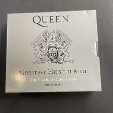 QUEEN - Greatest Hits I II III - COLECCIÓN DE 3 DISCOS PLATINO CON CD Cubierta segunda mano  Embacar hacia Argentina