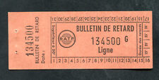 Ticket métro bulletin d'occasion  Houilles