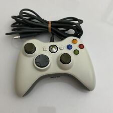 Controle original oficial Microsoft Xbox 360 branco com fio USB, usado comprar usado  Enviando para Brazil