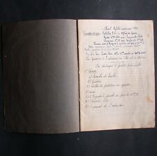 Ww2 cahier militaire d'occasion  France