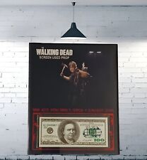 THE WALKING DEAD SCREEN USADO ADEREÇO - ADEREÇO EMOLDURADO NOTA DE US$ 100 - DARYL DIXON comprar usado  Enviando para Brazil