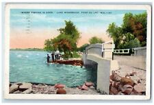 Usado, 1929 Where Fishing Is Good Lake Winnebago View Fond Du Lac Wisconsin Postal WI segunda mano  Embacar hacia Argentina