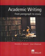 Academic Writing Student's Book: From paragraph to e by Rumisek, Lisa 1405086068 for sale  Shipping to South Africa