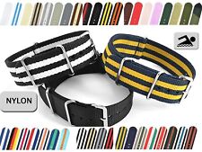 UHRENARMBAND NATO G10 NYLON TEXTIL DURCHZUGSBAND TOP WASSERFEST VIELE FARBEN de comprar usado  Enviando para Brazil