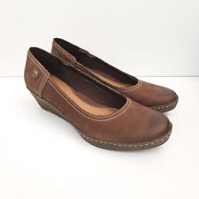 Clarks 7.5d brown for sale  Shipping to Ireland