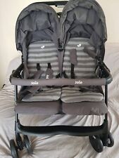 STUNNING JOIE AIRE TWIN STROLLER PRAM PUSHCHAIR BUGGY GREY WITH A RAINCOVER  for sale  CROYDON