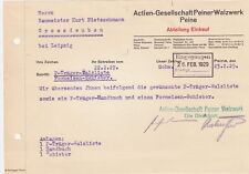 Peine brief 1929 gebraucht kaufen  Leipzig