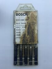 Conjunto de brocas BOSCH 5 peças HC2011, 2040, 2041, 2061, 2081, USADO - TT443 comprar usado  Enviando para Brazil