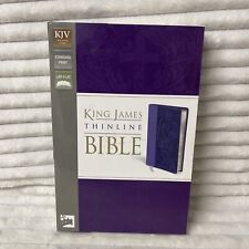 Used, Rare Zondervan Kjv Thin Reference Purple Premium Leather Bible Red Letter for sale  Shipping to South Africa