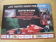 Justin wilson race for sale  BRISTOL