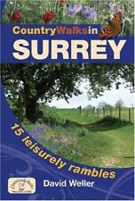 Country Walks in Surrey by David Weller Paperback Book The Cheap Fast Free Post segunda mano  Embacar hacia Argentina
