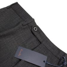 Pantalones de vestir Zanella nuevos con etiquetas talla 30 US Curtis en mezcla de lana gris melange segunda mano  Embacar hacia Argentina