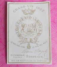 Etiquette vin wine d'occasion  Bordeaux-