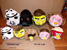 Lote de 9 pelúcias Angry Birds Star Wars (quatro 10" e cinco 5"). comprar usado  Enviando para Brazil