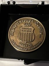 Coin Token Union Pacific Safety Through Quality Railroad Series 6 1989  1 oz. for sale  Shipping to South Africa