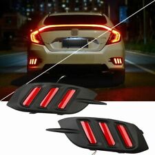 Para Honda Civic Sedan 2016-2019 Refletor De Led Para-choques Traseiro Lâmpada De Freio Lanterna Traseira comprar usado  Enviando para Brazil