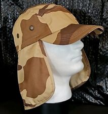 Gorra de pesca al aire libre protección para cuello y orejas con cordón camuflaje desierto segunda mano  Embacar hacia Mexico