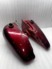 HARLEY DAVIDSON RED FAT BOB GAS TANK 5 GALLON DYNA KNUCKLEHEAD PANHEAD for sale  Shipping to South Africa