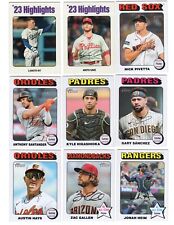 Used, 2024 Topps Heritage White Border Singles Complete Your Set You Pick QTY Discount for sale  Shipping to South Africa