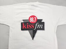 Camiseta vintage 98.7 Kiss FM estación de radio promoción mediana FOTL segunda mano  Embacar hacia Argentina