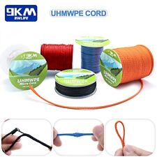 9KM UHMWPE Cord 0.8~1.6mm Hollow Braided Rope Hammock Tarp Tent Rope for sale  Shipping to South Africa