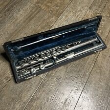 Flauta de plata vintage de Manhattan con estuche original instrumento de viento de madera Selmer? segunda mano  Embacar hacia Argentina