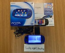 Caja Cargadora de Consola PS Vita Azul Zafiro PCH 1000 ZA04 PSV Grasa [CAJA] segunda mano  Embacar hacia Argentina