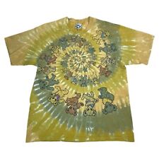 VTG 1996 Liquid Blue Grateful Dead Alien Dancing Bears Spiral Tie Dye T Shirt for sale  Shipping to South Africa