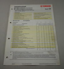 Inspektionsblatt yamaha 125 gebraucht kaufen  Jever