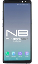 LCD With Touch + Frame After Market OLED For Samsung Note 8 Grey - Smaller Size for sale  Shipping to South Africa