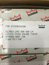 Used, DORMA DOOR CL780J LRC 626 Storeroom Func Gr 2 2-3/4" ASA Less SFIC 6 or 7 L/CORE for sale  Shipping to South Africa