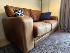 Leather sofa seater for sale  UK