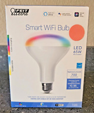 Lâmpada LED Smart WiFi Feit Electric 65W BR30RGBWCAAG mudança de cor ajustável branca comprar usado  Enviando para Brazil