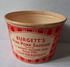 Vintage burgetts pure for sale  Akron