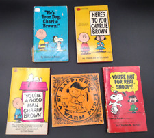 Usado, Lote de 6 livros vintage em brochura de amendoim Charlie Brown Snoopy Theater 1969-71 comprar usado  Enviando para Brazil