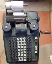 Registro de cintas calculadora de máquina de agregar portátil vintage Burroughs segunda mano  Embacar hacia Argentina