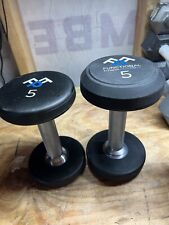 5LB Urethane Dumbbell Pair 10Lbs Total Workout Fitness Weights for sale  Shipping to South Africa