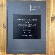 American Casebook Series: Modern Criminal Law: Cases Comments Questions, 6th Ed segunda mano  Embacar hacia Argentina