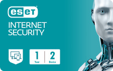 ESET Internet Security - Antivirus (Clave) - 2 Dispositivos - 1 Año segunda mano  Embacar hacia Argentina