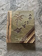 Álbum de fotos Palm Hawaii feito com folhas e galhos comporta fotos 4 x 6" comprar usado  Enviando para Brazil