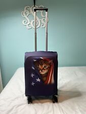 Capa protetora de bagagem de viagem bandeira americana gato elastano tamanho M 22”-24” comprar usado  Enviando para Brazil
